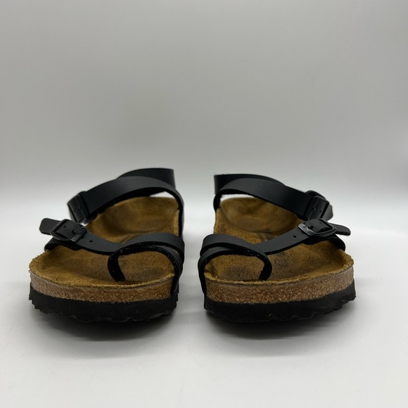 Birkenstock Women's Black and Tan Sandals Size 39 - Picture 10 of 15